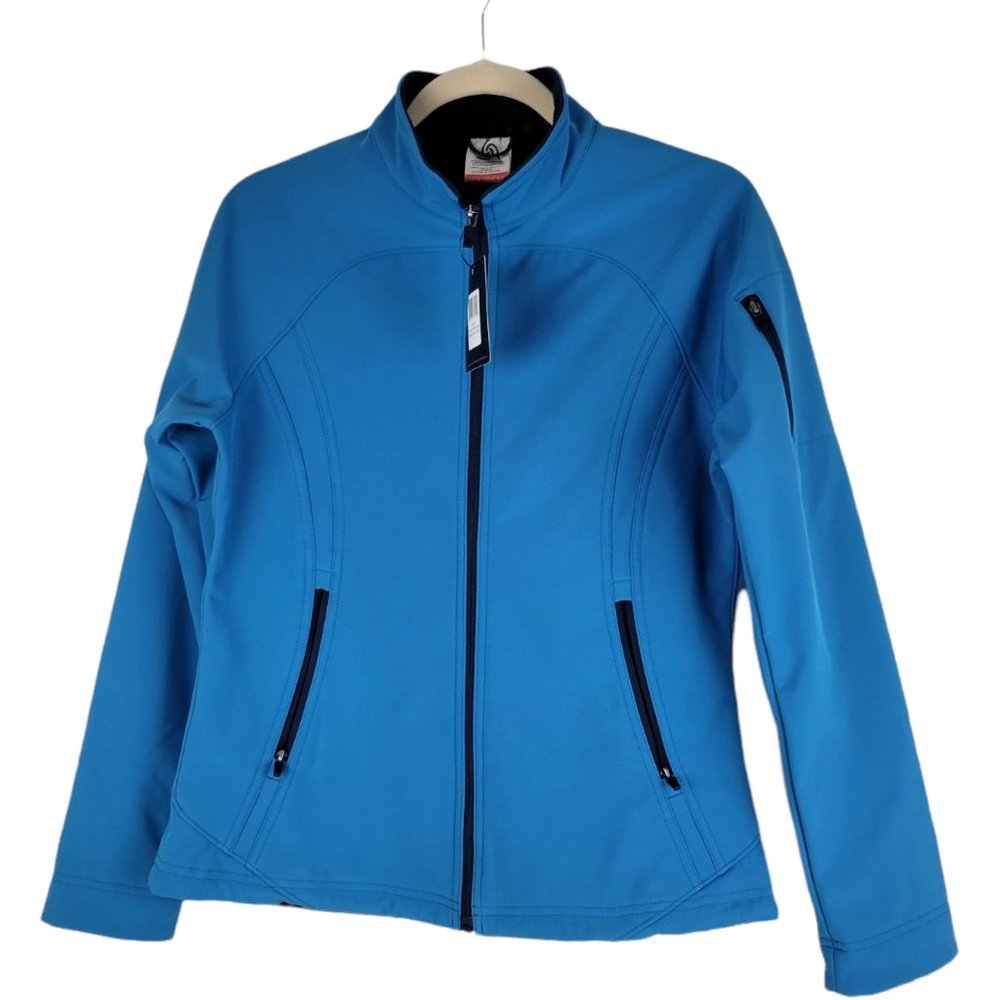 Colorado Clothing Women's Antero Jacket Marble Blue Long Sleeves size Small NWT